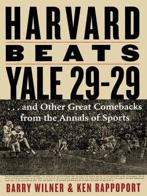 cover image of Harvard Beats Yale 29-29